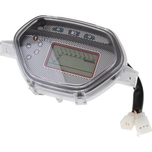 LCD Speedometer Odometer Tachometer Multifunction Gauge for Honda CD110