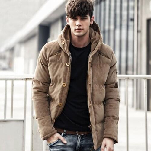 Men Outdoor Winter Warm Hooded Jackets Thicken Thermal Windproof Wear Resistant Breathable Coats Climbing Camping Skiing Jackets