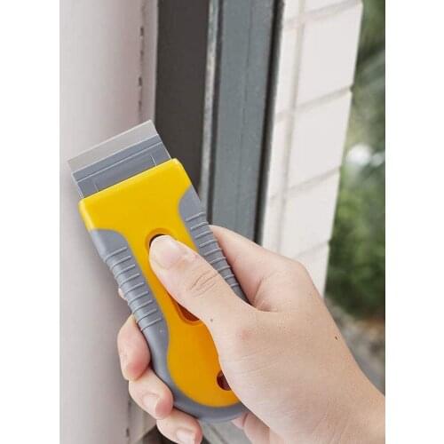 Car Window Glass Sticker Clean Razor Scraper Ceramic Razor Blade Tint Vinyl Wrap Film Glue Squeegee Remover Cleaner