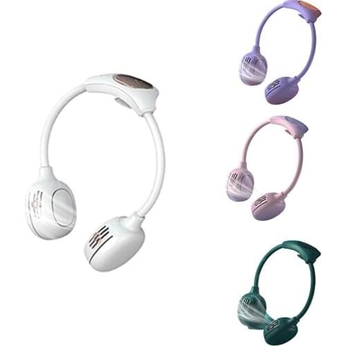 Hanging Neck Fan,Lazy Neck Fan,360 Degree Adjustable Air Cooler,3 Speeds Adjustable for Traveling Sport Camping