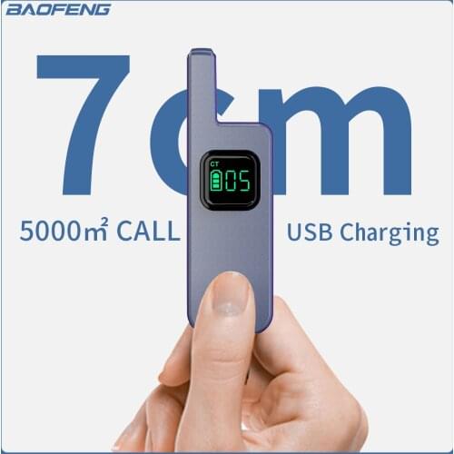 1/2pcs Baofeng M1/M2 mini Portable 16CH Walkie Talkie UHF 400-470MHz for BF-888S transceiver Surport USB Charging Two Way Radio