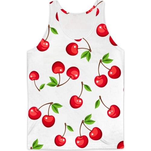 REAL American SIZE Cherries on top - feminine chastity and purity Sublimation Print Tank top - plus size