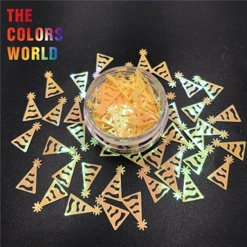 Christmas Hat 15MM Sequins Christmas Decoration Home Decoration Tumblers Craft DIY Handmade Accessoires Festival Party Supplier