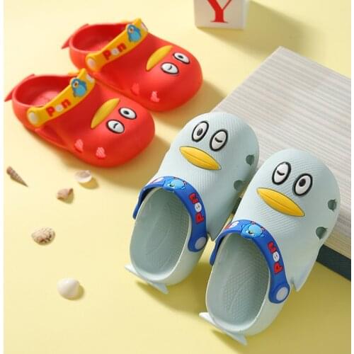 Childrens hole shoes summer boys and girls non-slip soft bottom baby home garden sandals and slippers CHD20194