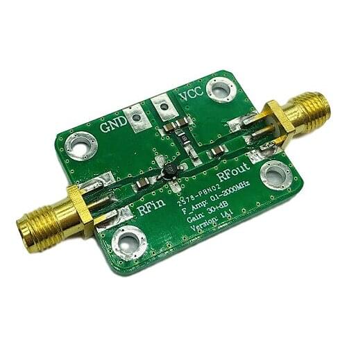 Radio Frequency Broadband Amplifier Low Noise Amplifier LNA (0.1-2000MHz Gain 32dB)