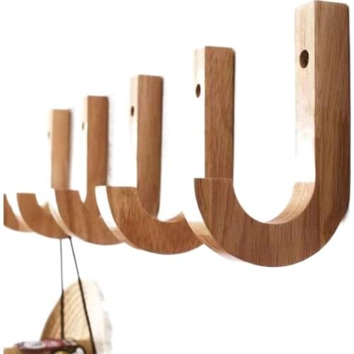 Nordic key holder wall hat hook hanging clothes hook wall hanging wood hook hangers hooks for hanging hooks Decorative Hooks