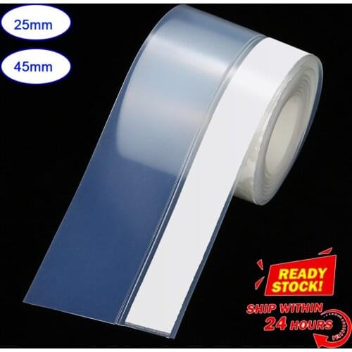 Window Sealing Tape 1m Seal Strip 25mm/45mm Width Window Door Bottom Silicone Rubber Sealing Sticker Self-adhesive Seal Strip