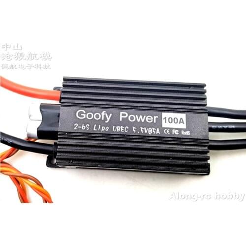 1 PCS Goofy 100A Ducted EDF ESC for Outdoor Fixed-wing 4-6s 90 90mm EDF Airplane Edition RC Aircraft Plane Spare Parts