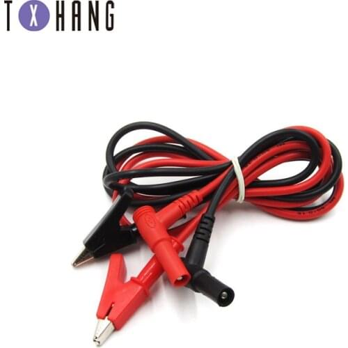 1PC Probe Test Lead + Alligator Clips Clamp Cable Wire Test For Multi Meter Tester Digital Multimeter IC Pins diy electronics