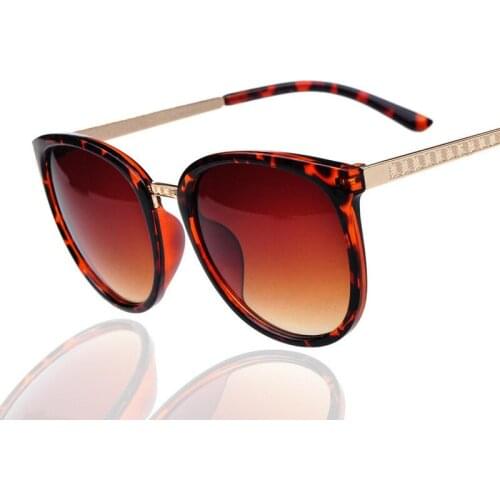 2018 Sunglasses Women Vintage Gradient Cat eye Sun Glasses Female Fashion Brand Eyewear Cateye Coating Oculos