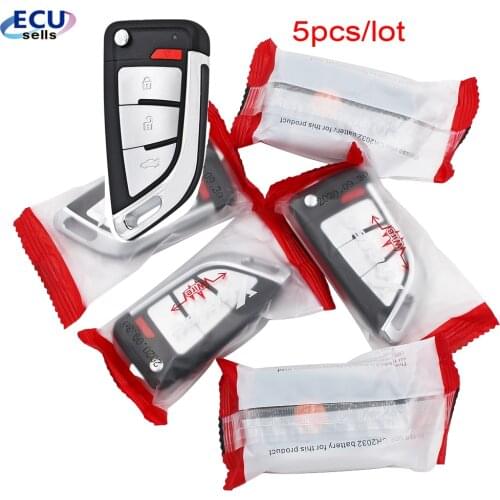 5PCS X 4 Buttons Flip remote Xhorse VVDI Remote Wire Remote key XKKF20EN for VVDI Key Tool