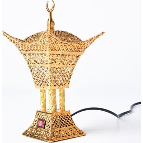 Createtive Arabic Incense Burner Aromatherapy Diffuser Incense Burner Living Room Indoor Porta Incienso Home Decoration DF50XX