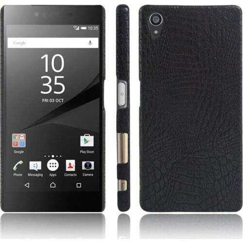 For Sony Xperia Z5 Premium E6853 E6883 Case Crocodile Leather Fundas Phone Cover For Sony Xperia Z5 Premium Dual E6883 SonyZ5