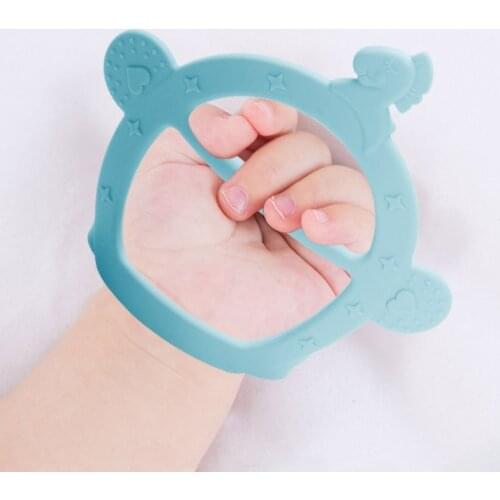 Bracelet Type Baby Teether Food Grade Silicone Safety Infant Teething Toy for Infant Baby Grind Teeth Newborn Toddler Teether