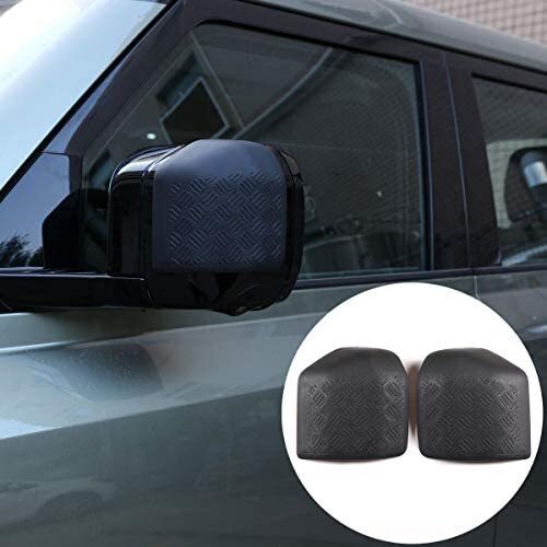 For Land Rover Defender 110 2020-21 Car Styling ABS Black Car Side Rearview Mirror Cover Stickers For Defender Auto Accessories