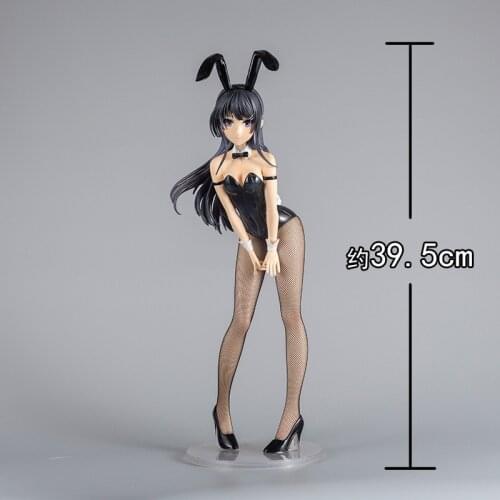 Freeing 1/4 Scale Seishun Buta Yaro Mai Sakurajima Bunny Girl PVC Action Figure Toy Anime Sexy Girl Figure Collectible Doll Gift