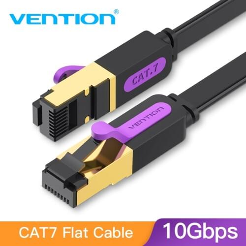 Vention Ethernet Cable RJ 45 Cat7 Lan Cable STP Network Cable 1M 2M 3m 5m 8m 10m 15M Patch Cord Cable for PC Router Laptop Cat 7