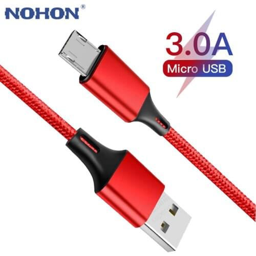 1m 2m 3m Micro USB Fast Charger Cable For Samsung S7 J7 Redmi Note 4X 5 MicroUsb Android Mobile Phone Long Short Data Wire Cord