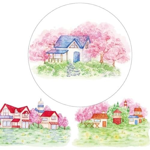 Country House Washi Tape Stationery Paperlover Scrapbooking Craft Journaling Pink