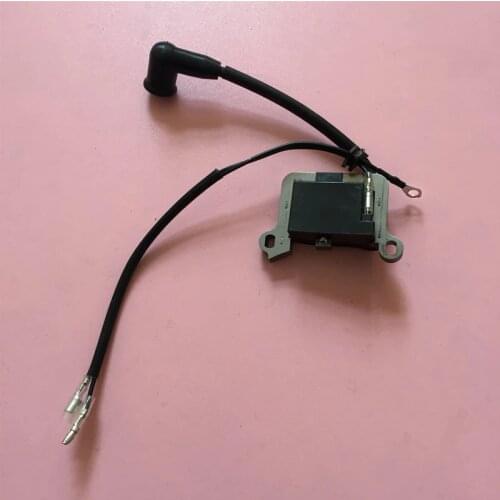 1E48F ignition coil fit for 63cc brush cutter grass trimmer 48 engine 48F grass cutter mower ignition coil