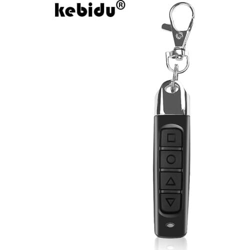 Kebidu 433Mhz Wireless Remote Control Receiver Module RF Transmitter Electric Cloning Gate Garage Door for Home with Keychain