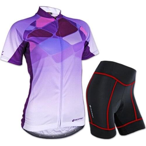 Summer women cycling jersey kit wear 2021 Outdoor bicycle clothing set dress Ladies pro road bike clothes mallot suit MTB shirts