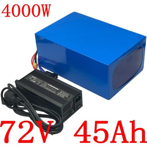 60V 45AH Electric Bike Battery 60V 30Ah 35Ah 40Ah 45Ah 50Ah Lithium Battery 1000W 1800W 2000W 3000W Electric Scooter Battery
