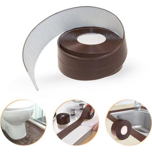 New 3.2M Sealing Strip Self Adhesive Bath And Wall Sealing Strip Sink Basin Edge Trim Kitchen Sealing Strips Dropshipping