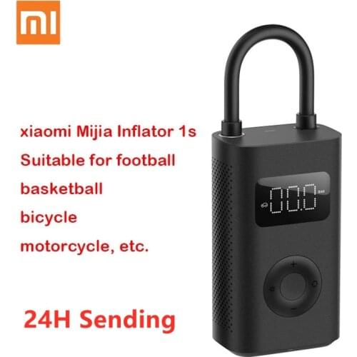 New Xiaomi Mijia Inflatable Treasure 1S Upgraded Version Portable Electric Pump Air Compressor for Motorcycle Car Tire Soccer