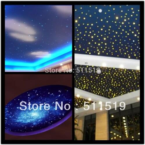 Fiber optic lighting for sale Optic fiber star ceiling kit mixed 440 strands 4m 0.5mm 0.75mm1.0mm1.5mm+crystal