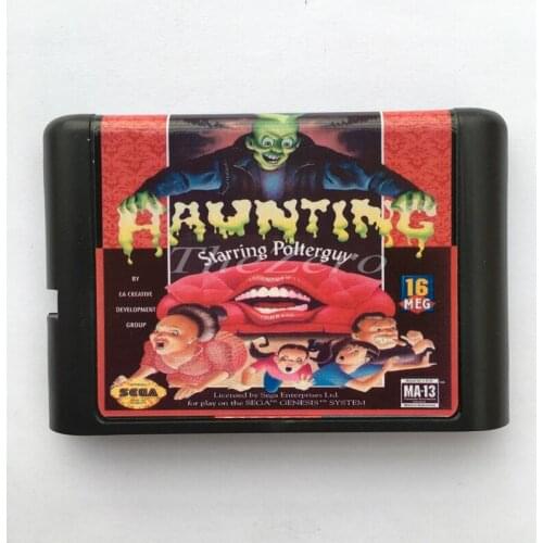 Paunting EU/JAP Shell for 16 bit Game Card for Genesis System for Sega Mega Drive