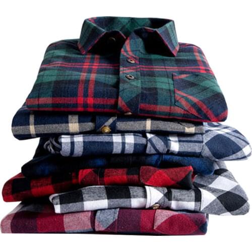 Men Spring Autumn Cotton Black and White Plaid Shirt Trendy Casual Healthy Breathable Long Sleeve Slim Shirts Shirts for Men