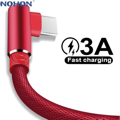 Type C USB Cable For Samsung S10 S20 A51 Huawei P30 Lite Xiaomi Redmi USBC 2m 3m Mobile Phone Fast Charge Wire Data Charger Cord