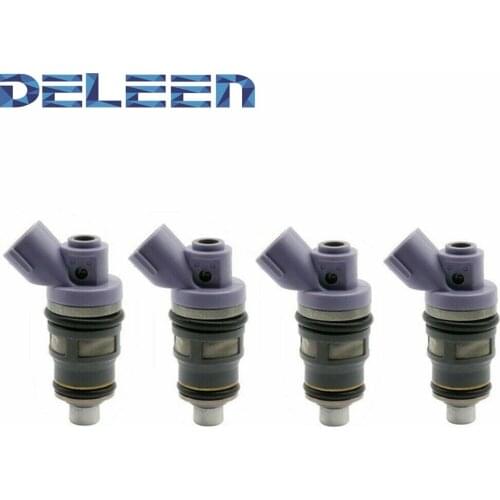 Deleen 4x High impedance Fuel Injector 23250-76010 / FJ181 For Toyota Car Accessories