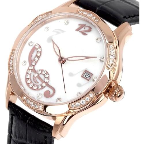 YLMyself Ladies Watch With Leather Strap