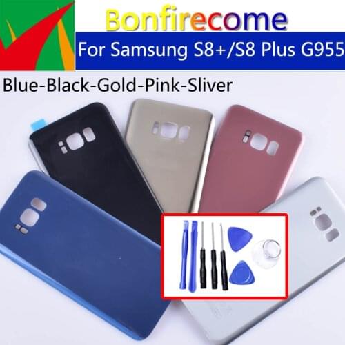 For Samsung Galaxy Galaxy S8+ G955 G955F SM-G955F Battery Back Cover For S8 Plus Housing Rear Door Case Replacement