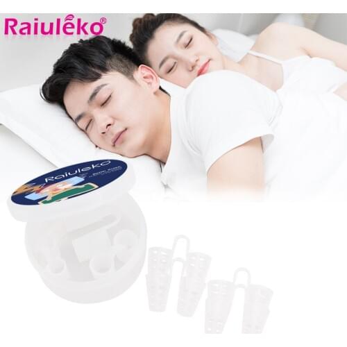 Anti-Snoring Breathe Anti Snore Apnea Nose Clip Easy Snore Stopper Aid Nasal Dilators Device Congestion Aid No Strips Cones