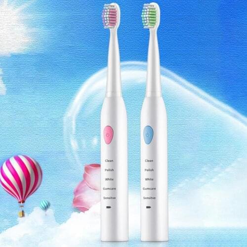2021 Electric Toothbrush Sonic 5 In 1 USB Soft Bristles Low Noise Toothbrush Oral Care 5 Gears Sonic Lightweight Toothbrush