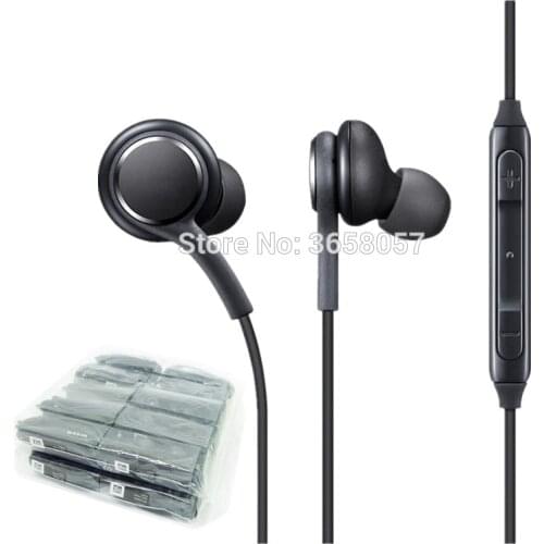 50PCS/LOT S8 S10 Earphone S6 S7 In-ear Stereo Earpiece Headset With Microphone For Samsung Galaxy S8 S7 S6 Note 5 Xiaomi