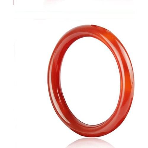 KYSZDL Free shipping Red stone round bar bracelet/natural stone stone bracelet gift for women and mother