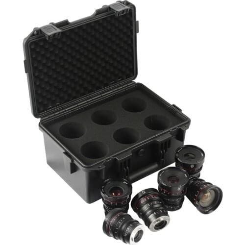 Meike Hard Lens Case for 6-9 Lenses