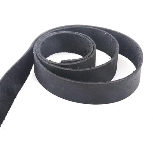 Black Leather Belt Leather Strips Purse Strap Leather Bracelet Cowhide Leather Backpack Handle Leather Straps Jewelry Making