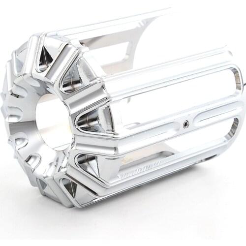 Motorcycle Chrome Oil Filter Cover Machine Oil Grid Billet For Harley Sportster Iron XL883 1200 Touring Road King Softail Dyna