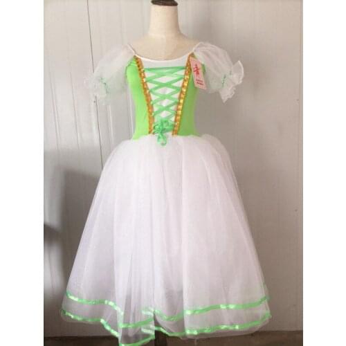 Classical Long Tutu Swan Lake Ballet Costume Adults Women Professional Ballet Dance Dress Ballerina Kids Children Dancewear Girl
