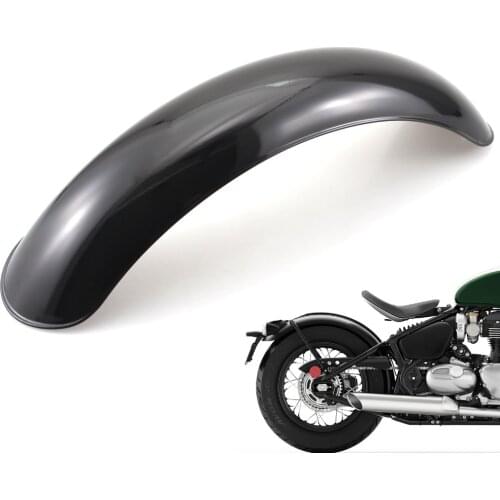 Motorcycle Retro Rear Fender Mudguard Wheel Cover Gloss Black For Harley Bobber Bratstyle Chopper Custom Motorbike Frame Parts