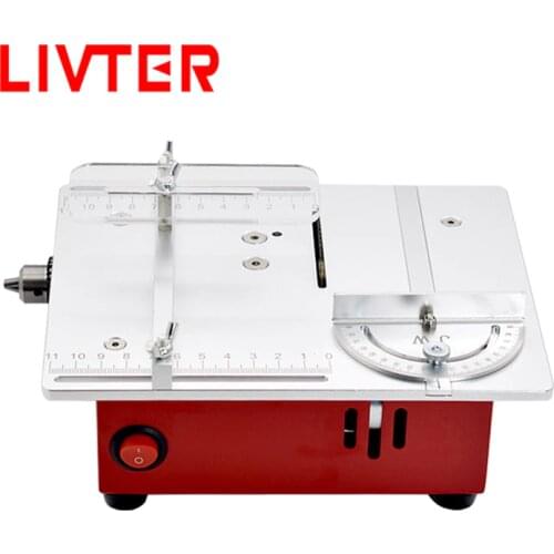 Mini Table Saw Woodworking Bench Saw 795 Spindle DC12-24V DIY Hobby Crafts PCB Acrylic Cutting Tool 80mm HSS Circular Saw Blade