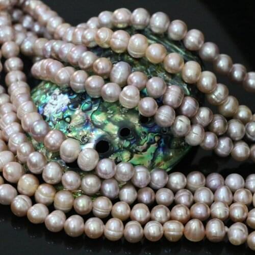 Fashion Classics Trendy Natural Purple Freshwater Pearl Beads Round 9-10mm Elegant Women Fine Jewelry Making 15inch B1380