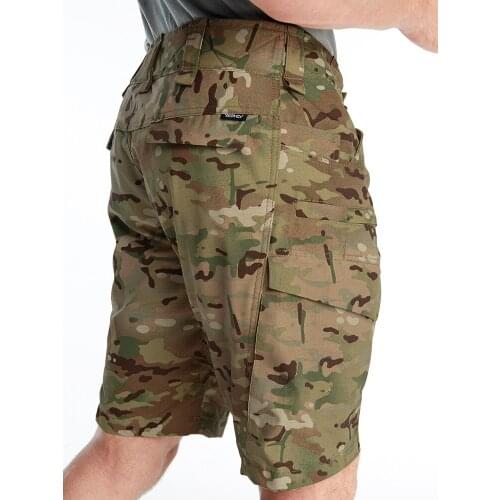 PAVEHAWK Multicam Tactical Cargo Shorts Men Cool Camouflage Summer Work Military Combat Hiking Hunting Casual Waterproof Ripstop