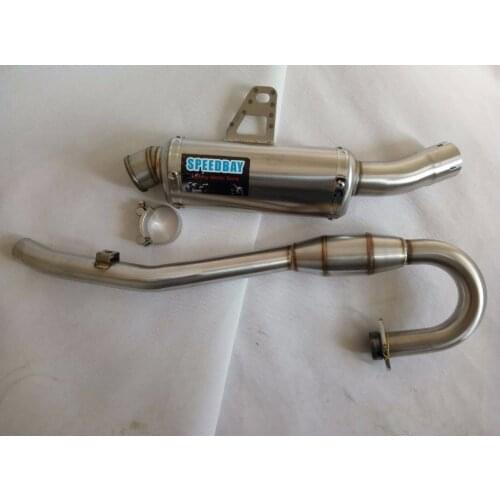 MX6 M4 M7 KAYO T4T6 Front Rear Pipe Dirt Bike Motorcycle Exhaust Muffler Silencer