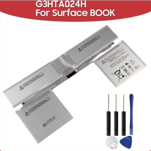 Original Replacement Battery 6800mAh G3HTA024H For Microsoft Surface BOOK Laptop Batteries